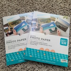 Glossy photo paper